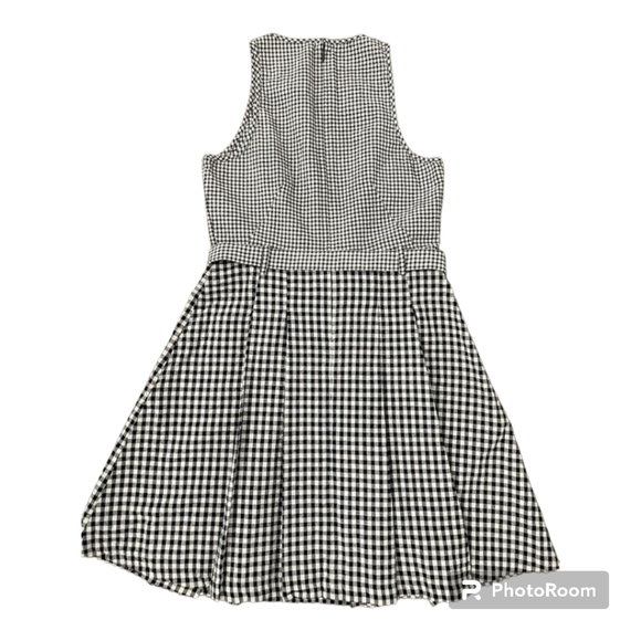 MICHAEL Michael Kors Black & White Seersucker Mixed Gingham Dress Size 2 - Picture 12 of 15